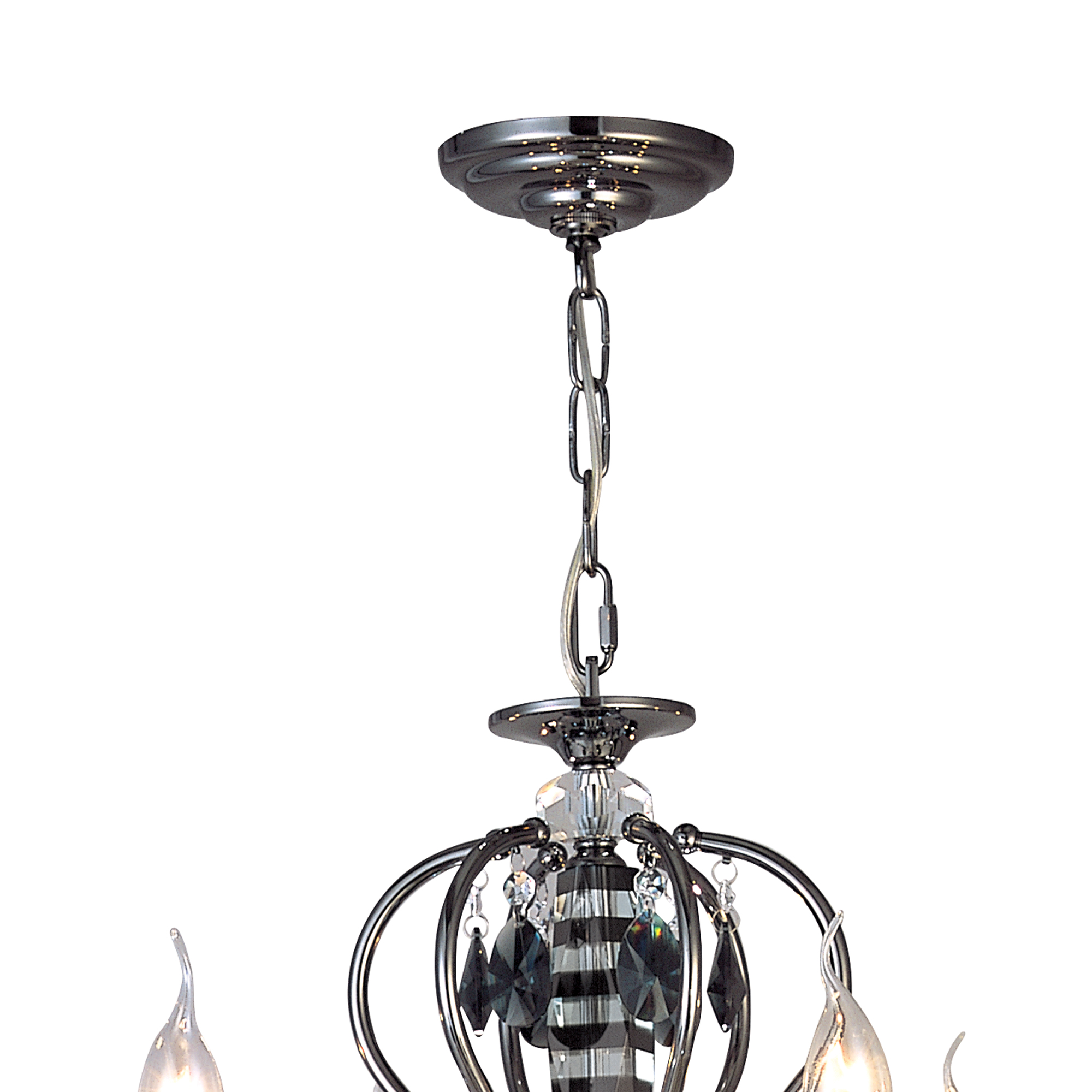 Luna Crystal Ceiling Lights Diyas Multi Arm Crystal Fittings